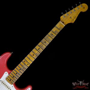 Fender Custom Shop 1957 Stratocaster Heavy Relic Maple Neck Fiesta Red - Image 9