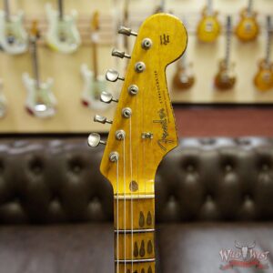 Fender Custom Shop 1957 Stratocaster Heavy Relic Maple Neck Fiesta Red - Image 8