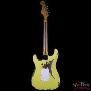 Fender Custom Shop 1957 Stratocaster Heavy Relic Maple Neck Graffiti Yellow - Image 6
