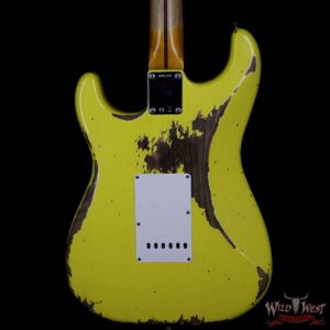 Fender Custom Shop 1957 Stratocaster Heavy Relic Maple Neck Graffiti Yellow - Image 7