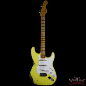 Fender Custom Shop 1957 Stratocaster Heavy Relic Maple Neck Graffiti Yellow - Image 5