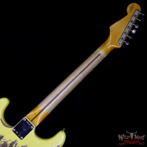 Fender Custom Shop 1957 Stratocaster Heavy Relic Maple Neck Graffiti Yellow - Image 11