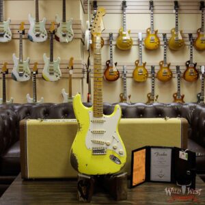 Fender Custom Shop 1957 Stratocaster Heavy Relic Maple Neck Graffiti Yellow - Image 13