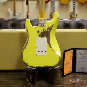 Fender Custom Shop 1957 Stratocaster Heavy Relic Maple Neck Graffiti Yellow - Image 14