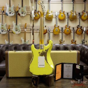 Fender Custom Shop 1957 Stratocaster Heavy Relic Maple Neck Graffiti Yellow - Image 15