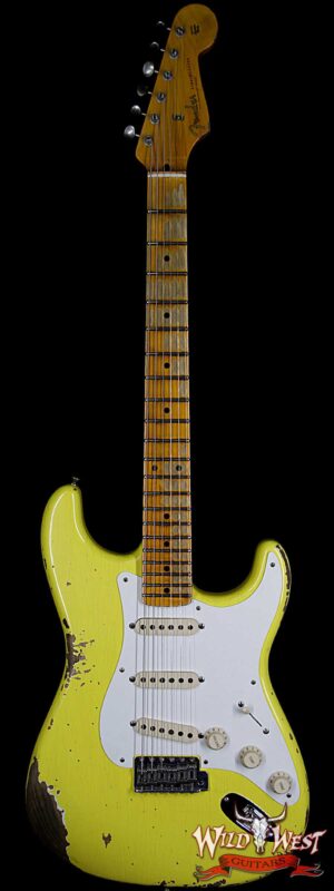 Fender Custom Shop 1957 Stratocaster Heavy Relic Maple Neck Graffiti Yellow