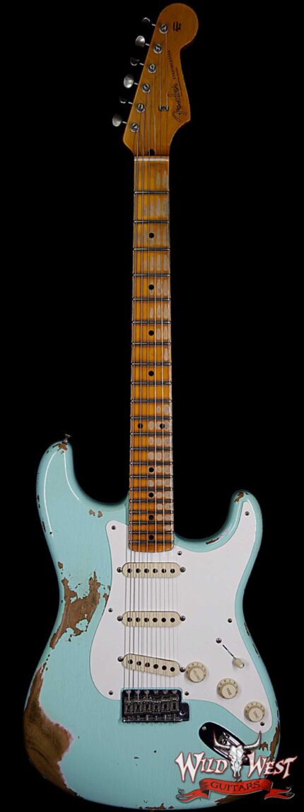 Fender Custom Shop 1957 Stratocaster Heavy Relic Maple Neck Surf Green