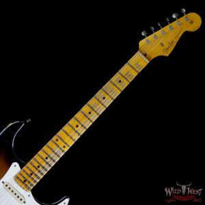 Fender Custom Shop 1957 Stratocaster Heavy Relic Maple Neck 2 Tone Sunburst - Image 8