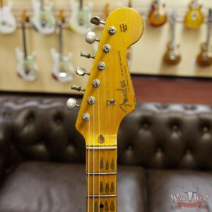 Fender Custom Shop 1957 Stratocaster Heavy Relic Maple Neck 2 Tone Sunburst - Image 15