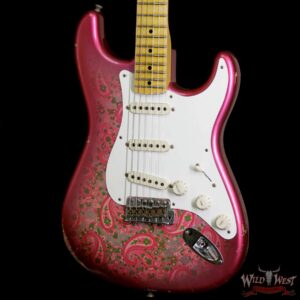2018 Fender Custom Shop 1957 Stratocaster Relic Maple Neck Pink Paisley - Image 2