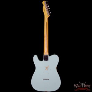 Fender Custom Shop 1958 Telecaster Custom Relic HH EVH Pickups Surf Green - Image 6