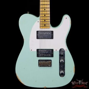 Fender Custom Shop 1958 Telecaster Custom Relic HH EVH Pickups Surf Green - Image 3