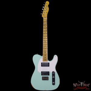 Fender Custom Shop 1958 Telecaster Custom Relic HH EVH Pickups Surf Green - Image 5