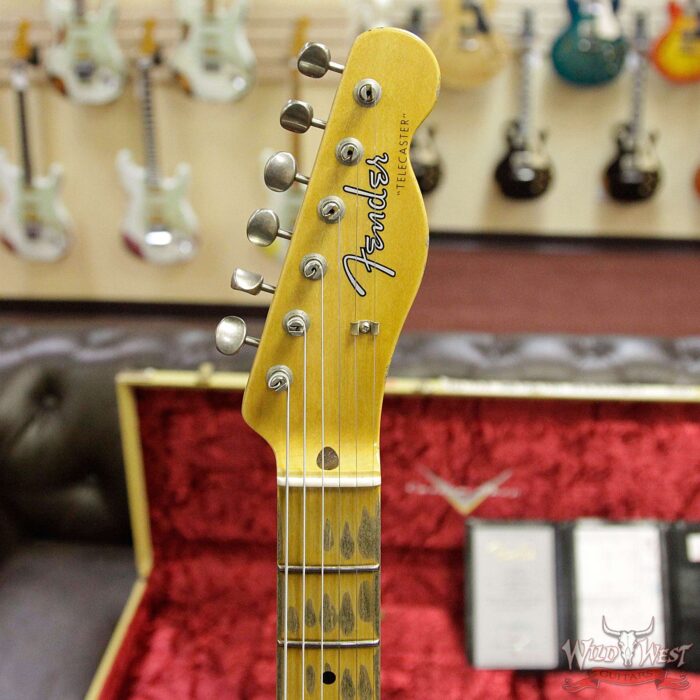 Fender Custom Shop 1958 Telecaster Custom Relic HH EVH Pickups Surf Green - Image 9