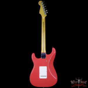 2018 Fender Custom Shop 1958 Stratocaster Relic HSS EVH Pickup Maple Neck Fiesta Red - Image 6