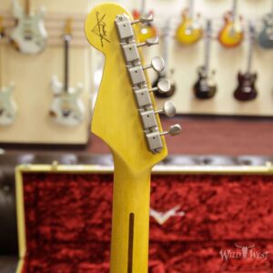 2018 Fender Custom Shop 1958 Stratocaster Relic HSS EVH Pickup Maple Neck Fiesta Red - Image 10