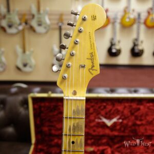 2018 Fender Custom Shop 1958 Stratocaster Relic HSS EVH Pickup Maple Neck Fiesta Red - Image 8