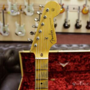 Fender Custom Shop 1958 Stratocaster Relic Maple Neck HSS EVH Pickup Black - Image 7