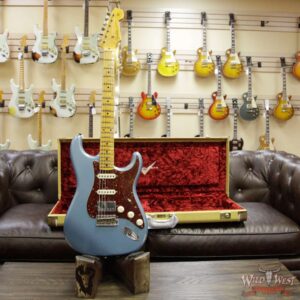 Fender Custom Shop 1958 Stratocaster HSS EVH Pickup Relic Maple Neck Blue Agave - Image 4