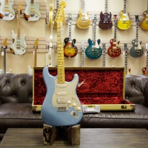 Fender Custom Shop 1958 Stratocaster Relic HSS EVH Bridge Pickup Maple Neck Blue Agave - Image 12