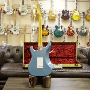 Fender Custom Shop 1958 Stratocaster Relic HSS EVH Bridge Pickup Maple Neck Blue Agave - Image 14