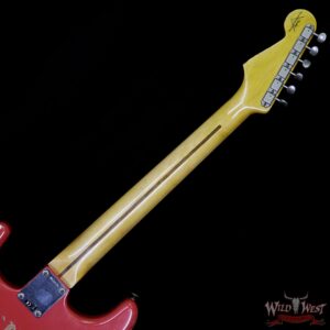 Fender Custom Shop 1958 Stratocaster Relic HSS EVH Pickup Maple Neck Fiesta Red - Image 12