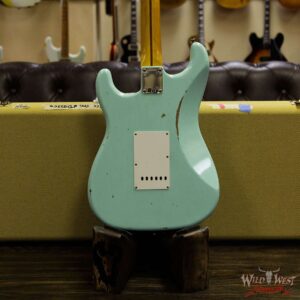 Fender Custom Shop 1958 Stratocaster HSS EVH Pickup Relic Maple Neck & Board Surf Green - Image 15