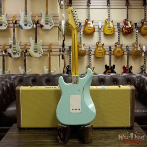 Fender Custom Shop 1958 Stratocaster HSS EVH Pickup Relic Maple Neck & Board Surf Green - Image 16