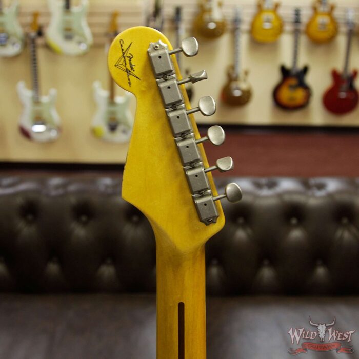 Fender Custom Shop 1958 Stratocaster HSS EVH Pickup Relic Maple Neck & Board Surf Green - Image 14