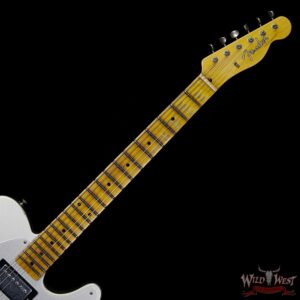 2018 Fender Custom Shop 1958 Telecaster Custom Relic HH EVH Pickups Inca Silver - Image 8