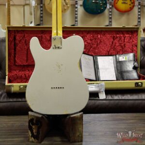 2018 Fender Custom Shop 1958 Telecaster Custom Relic HH EVH Pickups Inca Silver - Image 14
