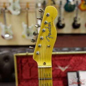 2018 Fender Custom Shop 1958 Telecaster Custom Relic HH EVH Pickups Inca Silver - Image 9