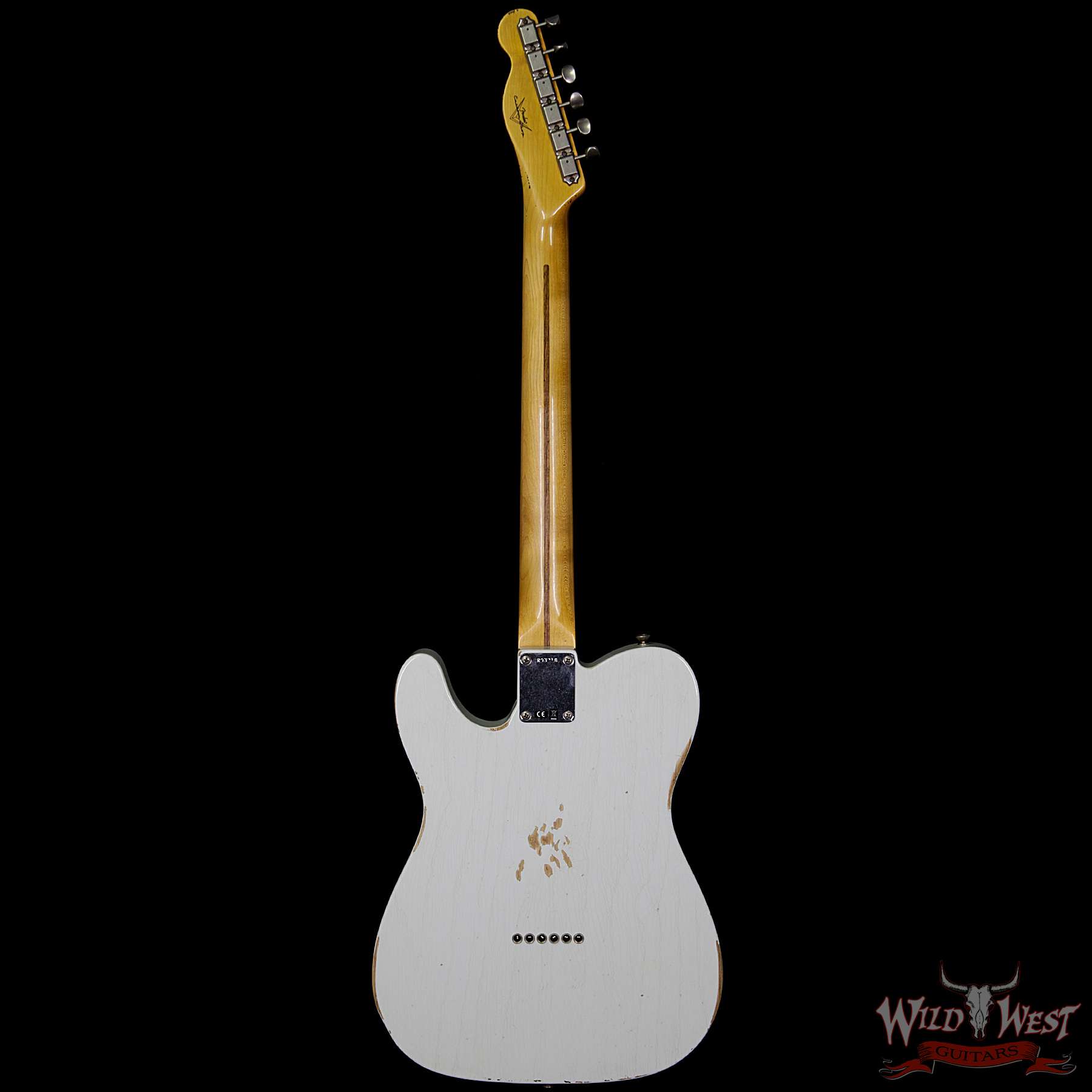 fender-1958tele-relic-hh-owt-r93218-bb__wwg.jpg Fender Custom Shop 1958 Telecaster Custom Relic HH EVH Pickups Olympic White - Image 6