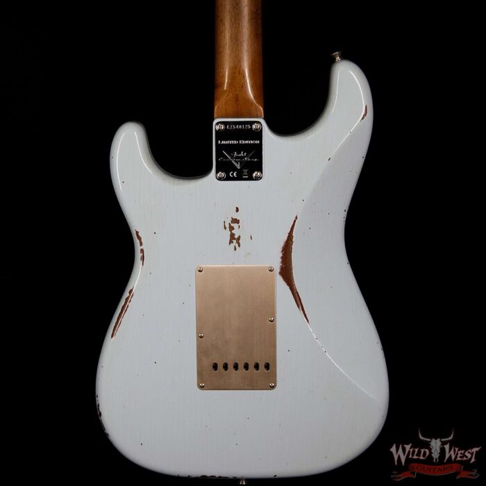 Fender Custom Shop 1960 Roasted Stratocaster Relic AAA Rosewood Fingerboard Faded Sonic Blue - Image 7