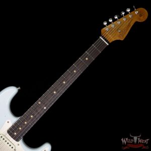 Fender Custom Shop 1960 Roasted Stratocaster Relic AAA Rosewood Fingerboard Faded Sonic Blue - Image 9