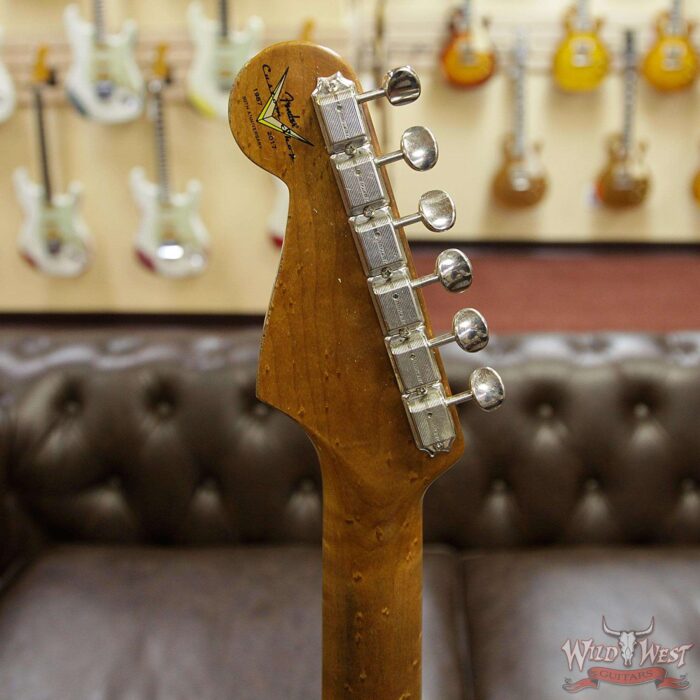 Fender Custom Shop 1960 Roasted Stratocaster Relic AAA Rosewood Fingerboard Faded Sonic Blue - Image 10