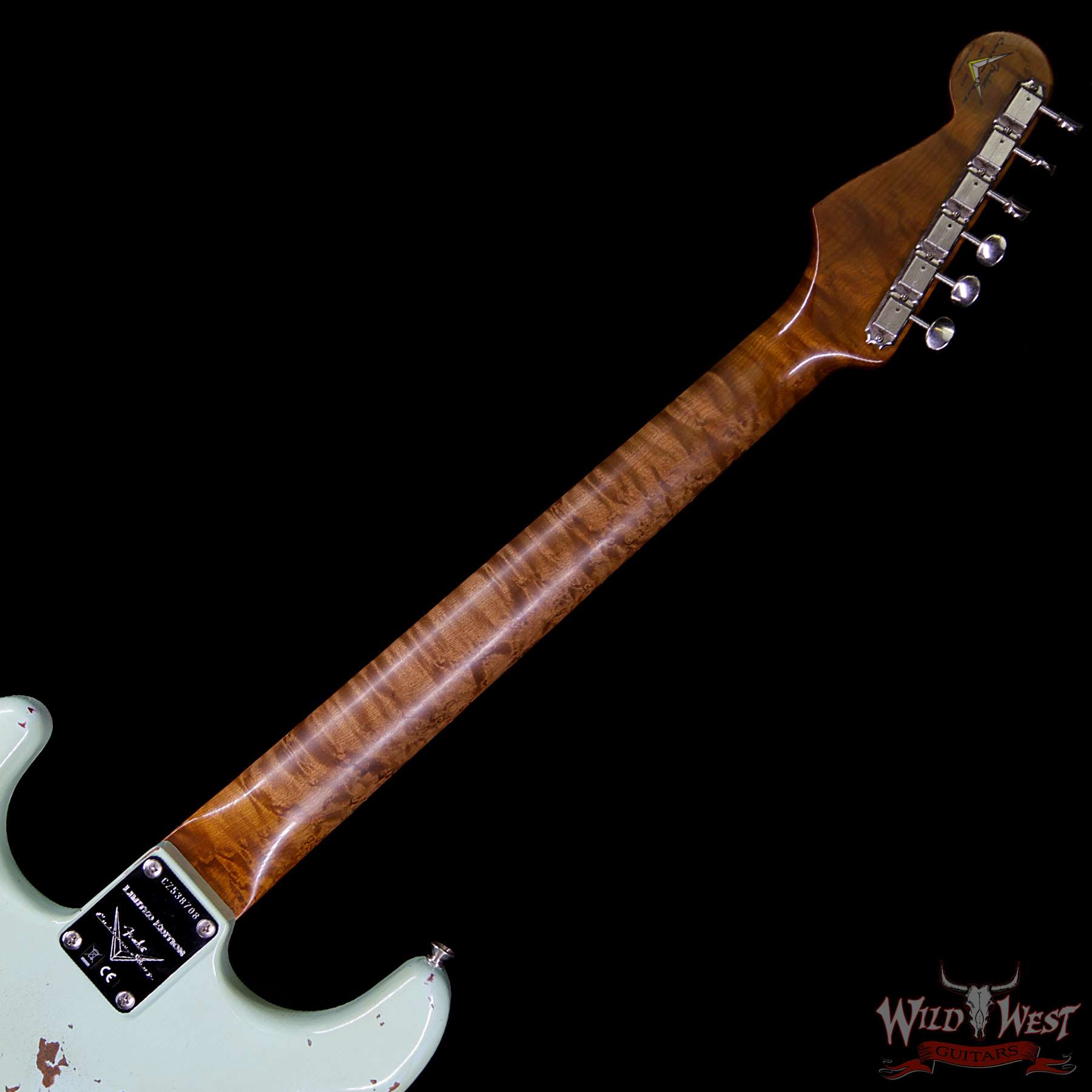 fender-1960strat-rstd-relic-rw-agedsurfgreen-cz538708-main__wwg.jpg Fender Custom Shop 30th Anniversary 1960 Stratocaster Relic Roasted Birdseye Neck Rosewood Board Aged Surf Green - Image 13