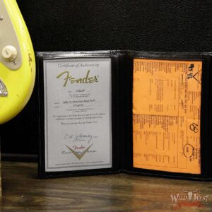 Fender Custom Shop 30th Anniversary LTD Roasted 1960 Stratocaster Relic Birdseye Neck Rosewood Board Aged Graffiti Yellow - Image 8