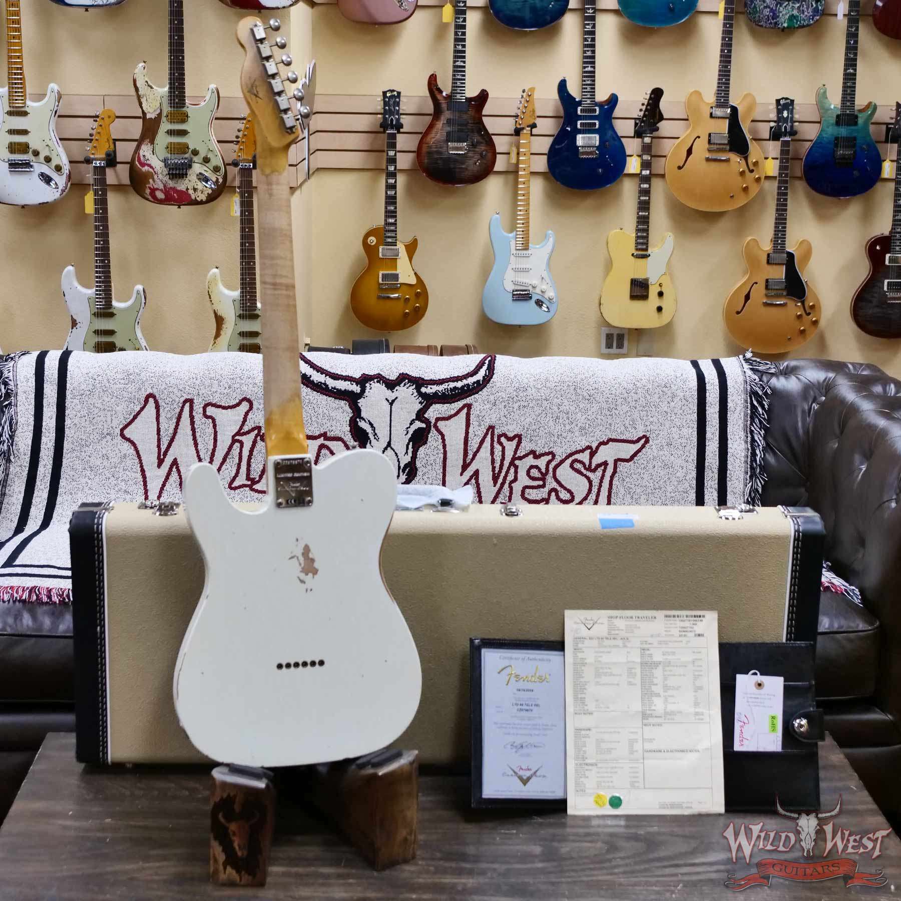 fender-1960tele-d5__wwg.jpg Fender Custom Shop Limiited Edition 1960 Telecaster Relic Aged Olympic White 7.30 LBS - Image 11
