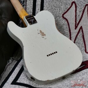Fender Custom Shop Limiited Edition 1960 Telecaster Relic Aged Olympic White 7.30 LBS - Image 13