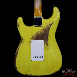 Fender Custom Shop 1961 Stratocaster Heavy Relic AAA Rosewood Fingerboard Graffiti Yellow - Image 7