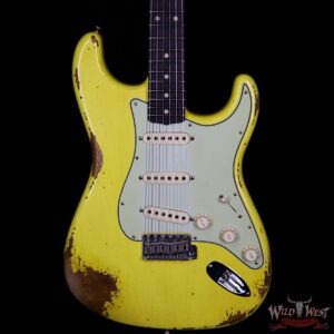 Fender Custom Shop 1961 Stratocaster Heavy Relic AAA Rosewood Fingerboard Graffiti Yellow - Image 3