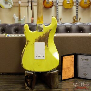 Fender Custom Shop 1961 Stratocaster Heavy Relic AAA Rosewood Fingerboard Graffiti Yellow - Image 14