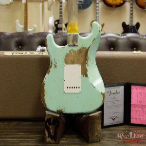 Fender Custom Shop 1961 Stratocaster Heavy Relic Slab Rosewood Fingerboard Surf Green - Image 15