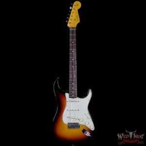 Fender Custom Shop 1961 Stratocaster Journeyman Relic with Dirty Neck Rosewood Fingerboard 3 Tone Sunburst - Image 5