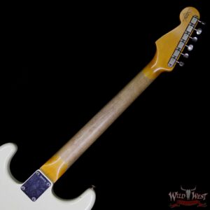 Fender Custom Shop 1961 Stratocaster Journeyman Relic with Dirty Neck Slab Rosewood Board Vintage White - Image 13