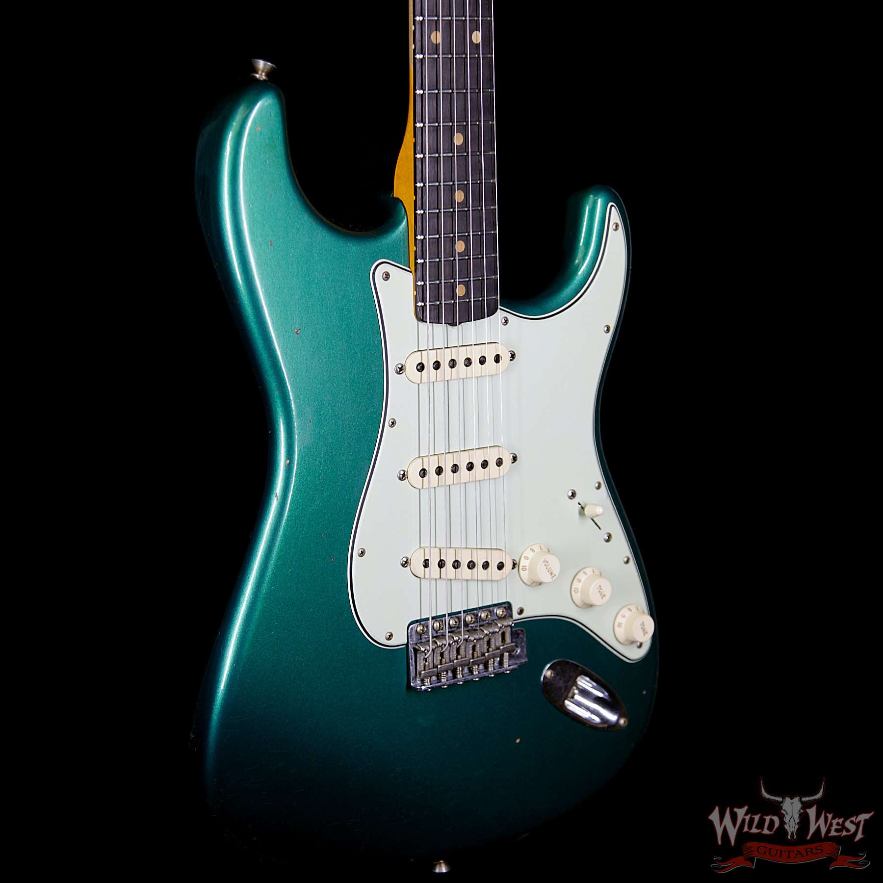 fender-1961strat-jrn-rw-brg-r96360-bbl__wwg.jpg Fender Custom Shop 1961 Stratocaster Journeyman Relic with Dirty Neck British Racing Green - Image 4