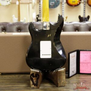 Fender Custom Shop 1961 Stratocaster Journeyman Relic with Dirty Neck Slab Rosewood Fingerboard Black - Image 15