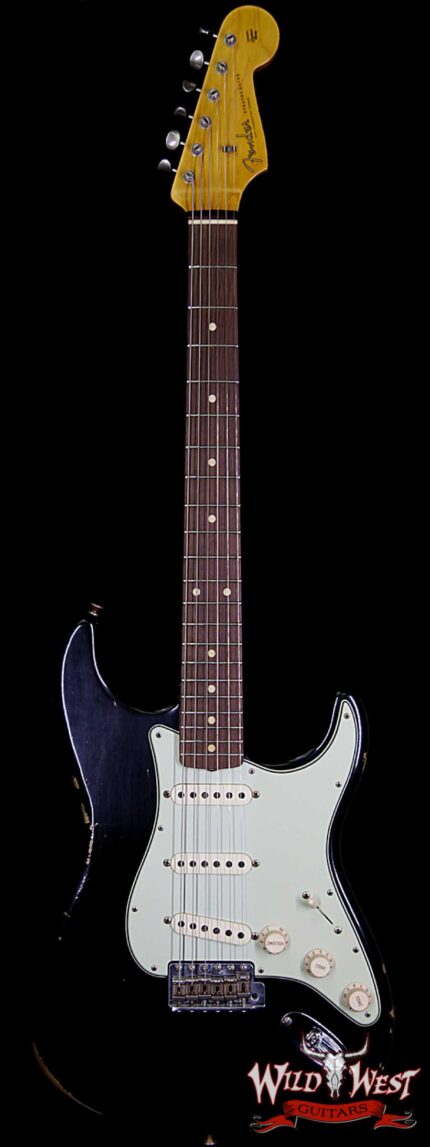 Fender Custom Shop 1961 Stratocaster Journeyman Relic with Dirty Neck Slab Rosewood Fingerboard Black
