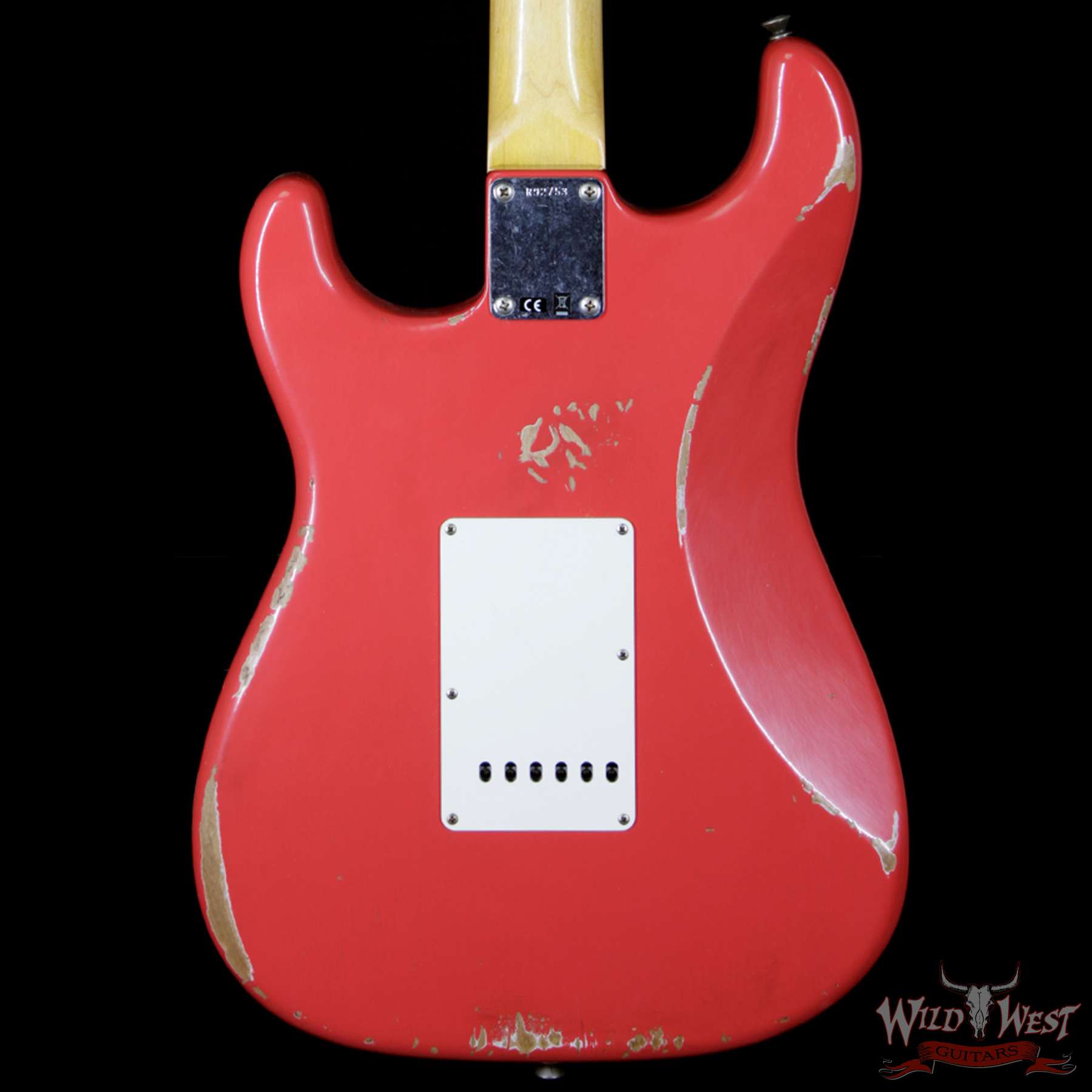 fender-1961strat-relic-frd-92753-bbb__wwg.jpg 2018 Fender Custom Shop 1961 Stratocaster Relic Rosewood Slab Fingerboard Fiesta Red - Image 7